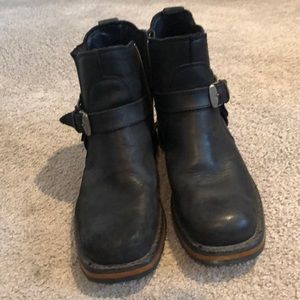 Harley Davidson black booties